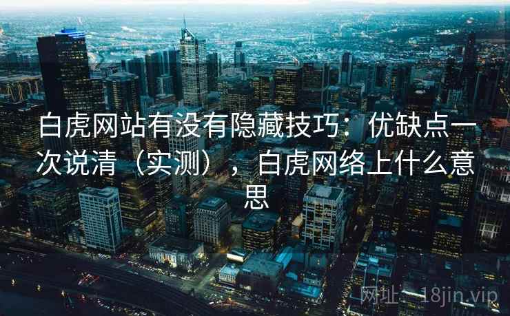 白虎网站有没有隐藏技巧：优缺点一次说清（实测），白虎网络上什么意思