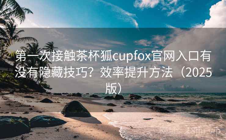 第一次接触茶杯狐cupfox官网入口有没有隐藏技巧？效率提升方法（2025版）