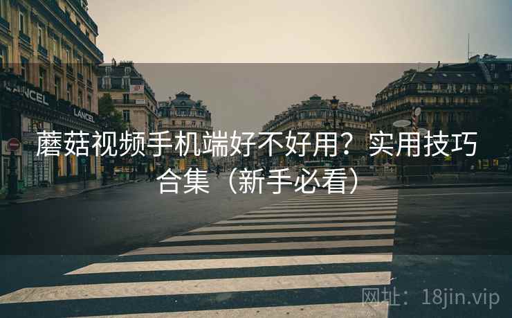 蘑菇视频手机端好不好用？实用技巧合集（新手必看）