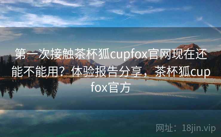 第一次接触茶杯狐cupfox官网现在还能不能用？体验报告分享，茶杯狐cupfox官方